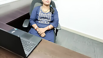 Indian Boss Wife Gets Seduced In The Office