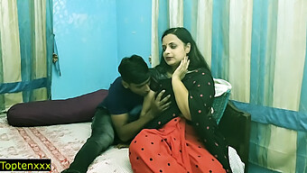 Indian Boy Secretly Pleasures His Attractive Wife At Home