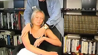 Georgia Adair Helps An Elderly Man With His Needs And Engages In A Threesome