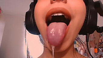 The Ultimate Collection Of Ahegao Spit Fetish - Beautiful Asian Girls Get Their Throats Fucked Hard