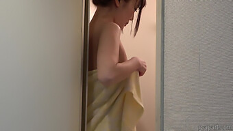 Sarina Kurokawa'S Steamy Solo Shower Adventure Caught On Cam