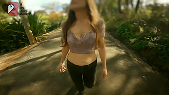 Australian Brunette Bella'S Outdoor Bathroom Break - Mylovebunny Xx