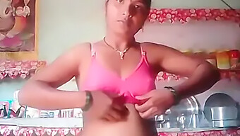 Indian Aunt Captures Nude Selfie With Large Breasts