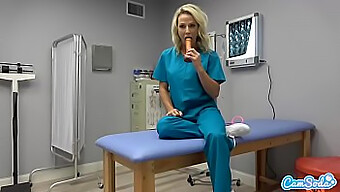 Nurse420'S Solo Playtime With Sex Toys During Lunch Break