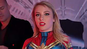 La Superheroína Adolescente Dixie Lynn Muestra Sus Habilidades Orales En Un Video Caliente