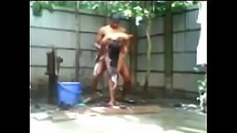 Bengali Bhabhi Sunbathing In The Nude And Seducing A Young Man On Camera