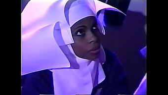 Young Black Nun Gets Naughty With White Priest