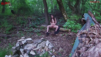 Discovering A Stunning Outdoor Masturbator With Big Tits And A Big Ass