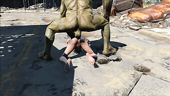 วิดีโอ Hentai Hd ของการเผชิญหน้าของ Elie กับ Supermutants ใน Fallout 4