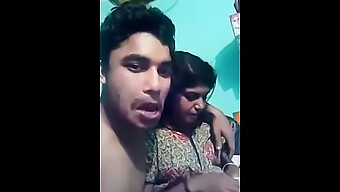 Indian Mom And Stepson Indulge In Romantic Breast Sucking