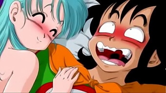 หน้าอกและก้นใหญ่ของ Bulma: วิดีโอโป๊ปารอดี้