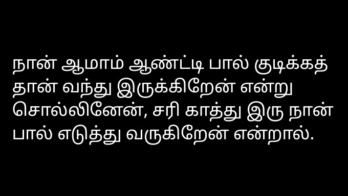 Een man's gepassioneerde ontmoeting met de volwassen vrouw van zijn buurman in Tamil, met audiovertelling