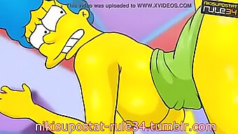 Le Porno Animé Des Simpsons Avec Des Arrières Amples