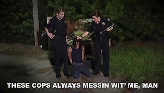 Big Ass And Big Tits Milf Police Women Abuse Black Criminal In Raceplay