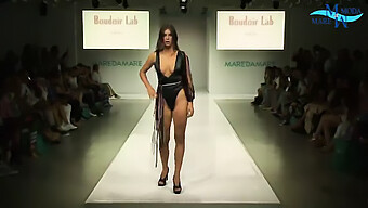 European Models Showcase Their High Heels And Lingerie