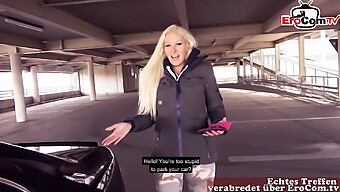 A German Blonde Teen Gets Picked Up For A Spontaneous Outdoor Romp In This Hd Video