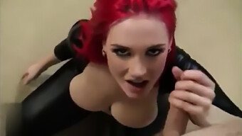 Siri'S Big Tits And Red Hair Shine In This Pov Video