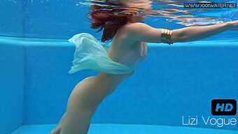 Lizi Vogue, The Most Attractive Czech Adult Film Actress, Shows Off Her Tight And Sexy Swimming Skills.