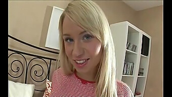 Russian Teen With Blonde Hair Enjoys Anal Pleasure