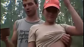 Group Sex In The Outdoors With Russian Campers