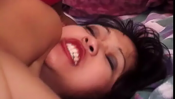 Young Asian woman seduced by a black man, he penetrates her anus with his large penis