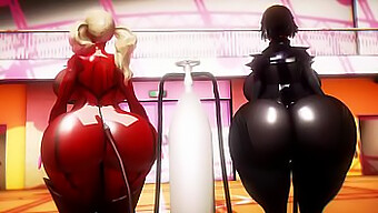 Ann And Makoto'S Breasts Get Enlarged In A 3d Video