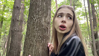 Cum Eating And Deepthroat From A Californian Beauty In The Woods